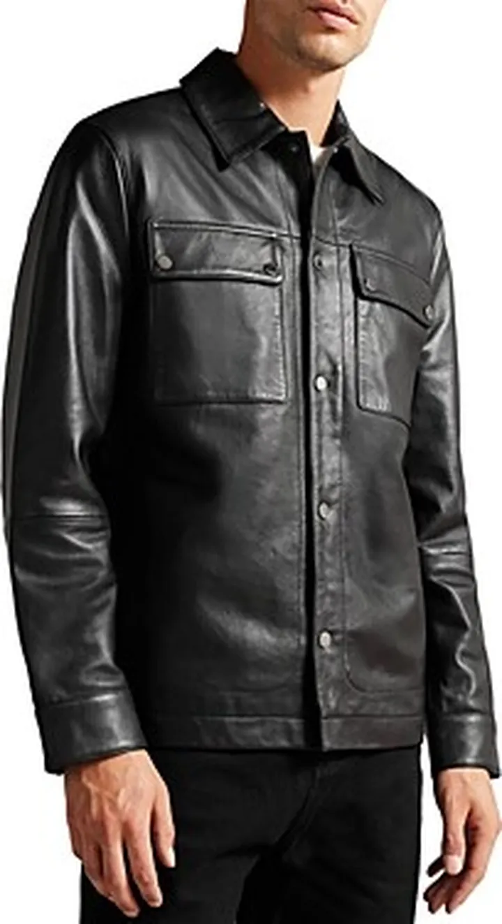 Ted Baker Garry Leather Jacket