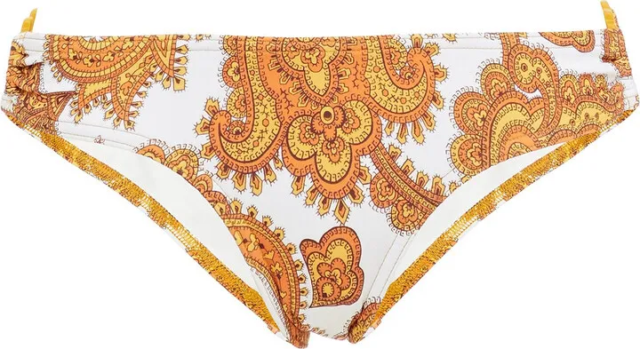 Separates Sculpt ruched printed low-rise bikini briefs