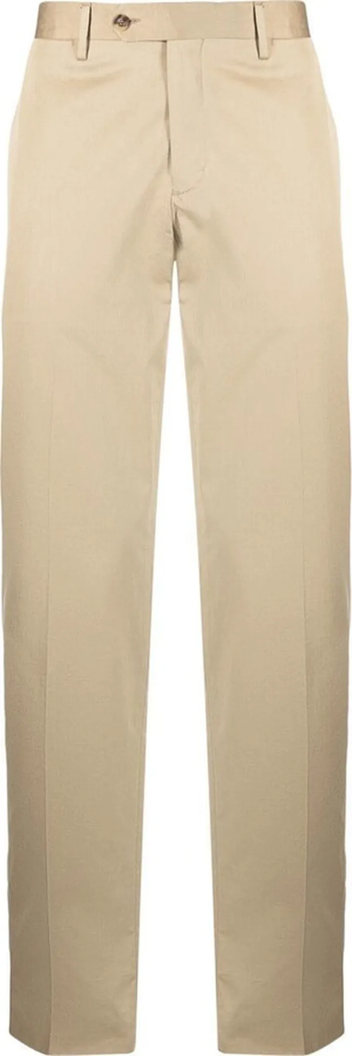 Straight-Leg Cotton Trousers