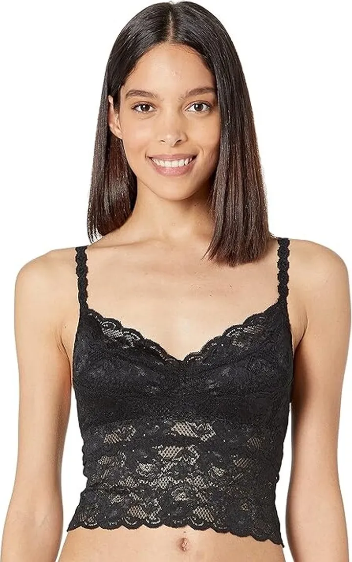 Cosabella Never Say Never Cropped Cami (Black) Women's Clothing