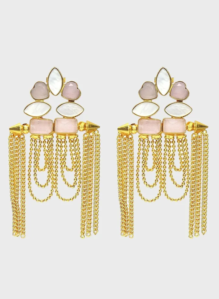 Rosalia Embellished Drop Earrings