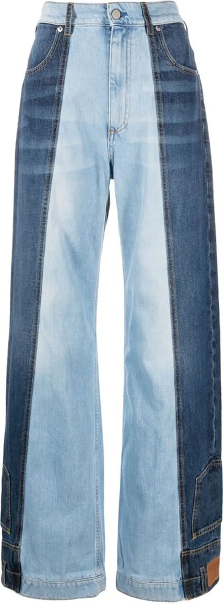 Marley two-tone boyfriend jeans