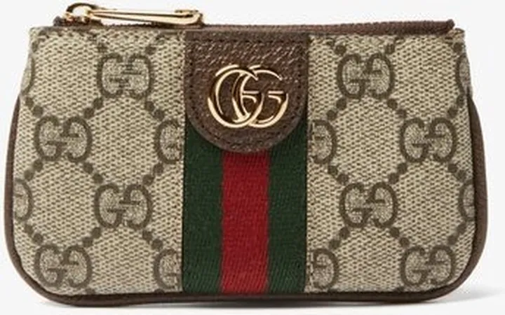 Ophidia Gg Supreme Canvas Key Case