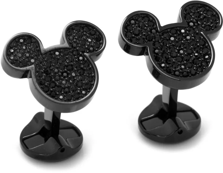 x Disney Mickey Crystal Cuff Links