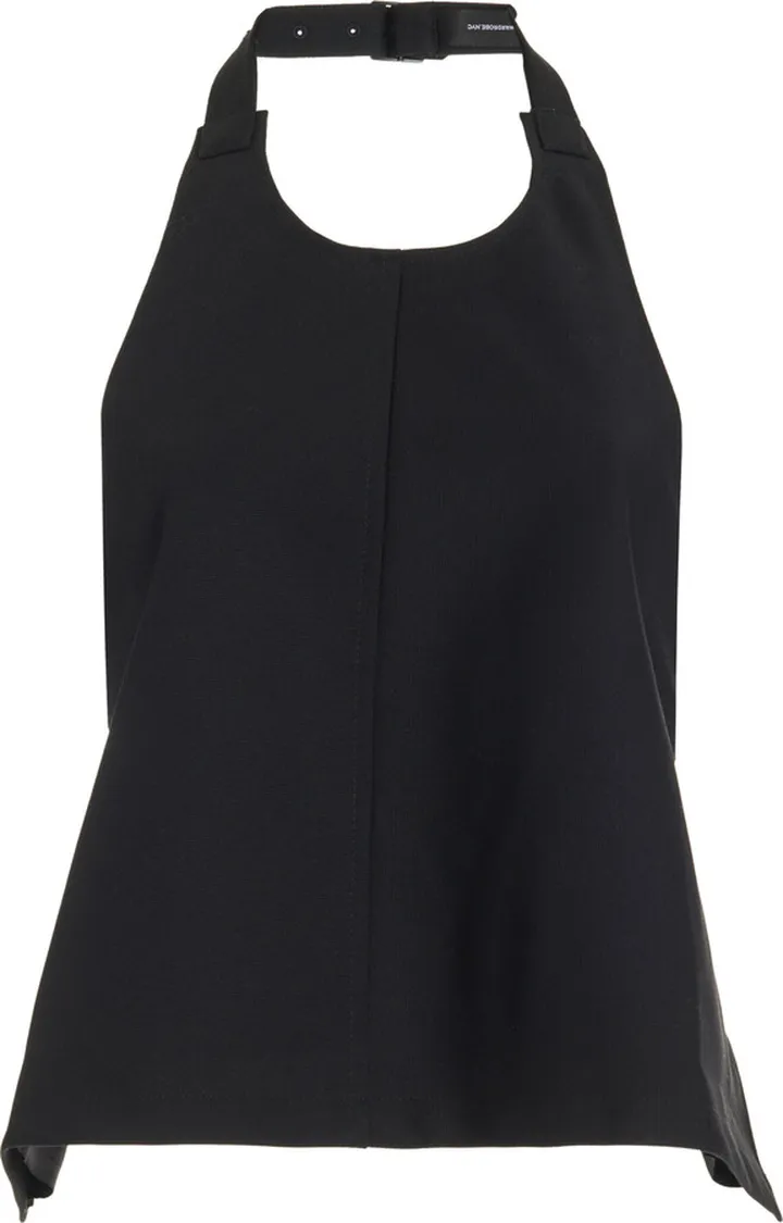 Women's Wool Backless Halter Top