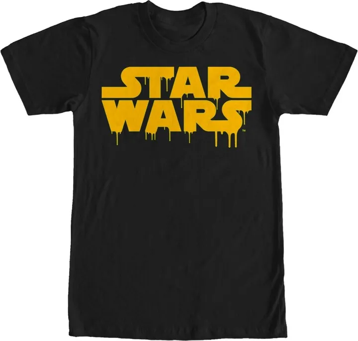 Men's Star Wars Dripping Halloween Logo T-Shirt - Black - Medium