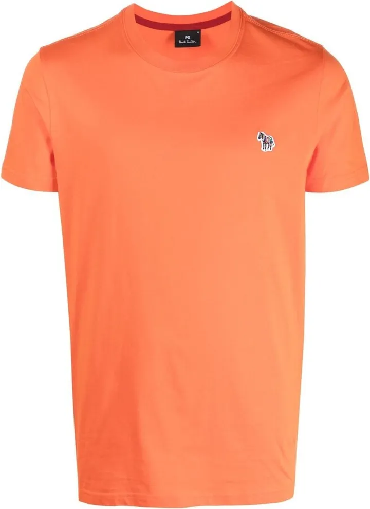 logo-embroidered cotton T-shirt