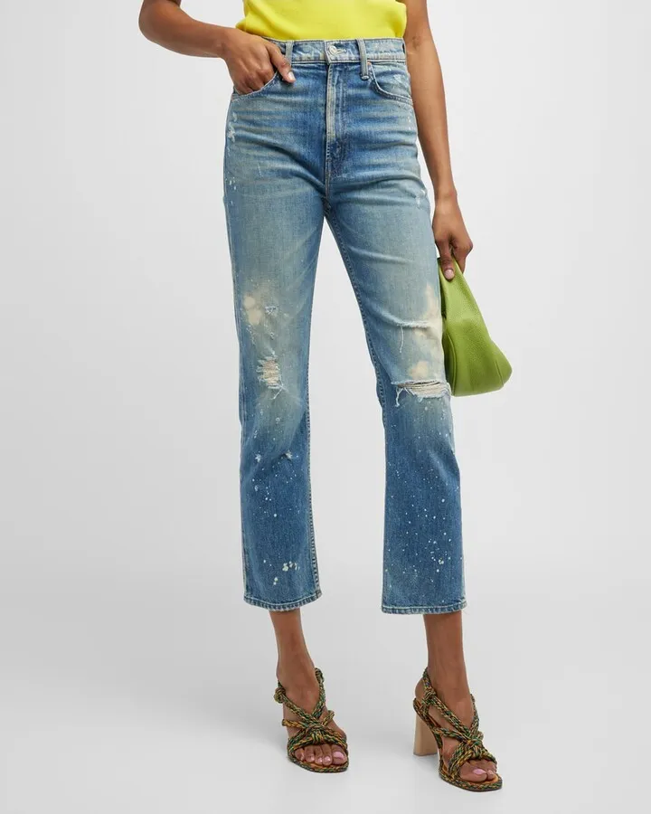 The High-Waisted Rider Ankle Jeans