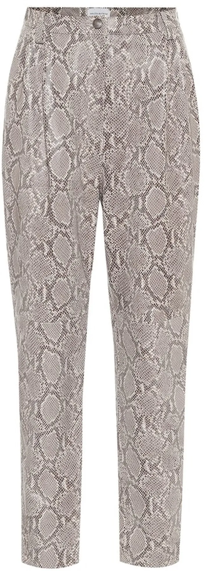 Wembley snake-effect leather pants