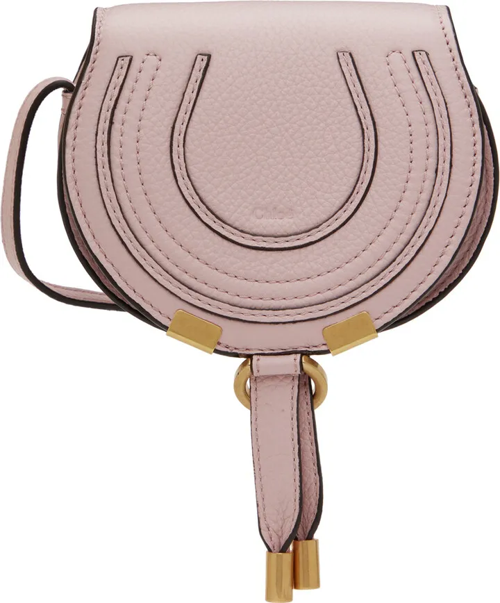 Chloé Purple Nano Marcie Saddle Bag