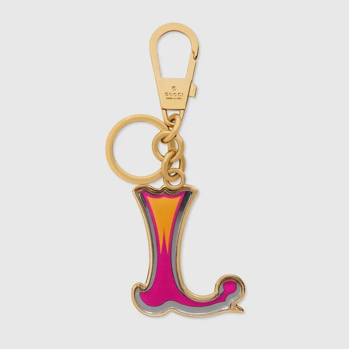 Letter L Plexiglas keychain