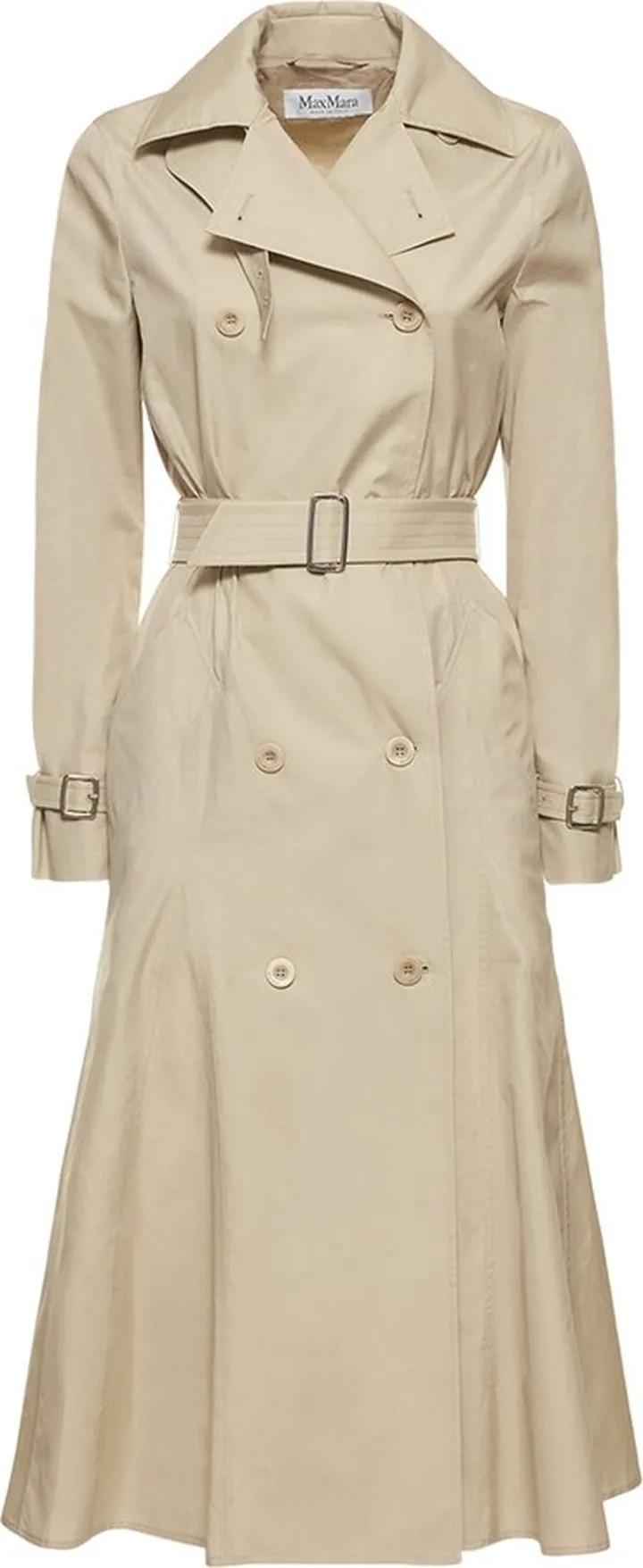Fronda co poplin belted trench coat