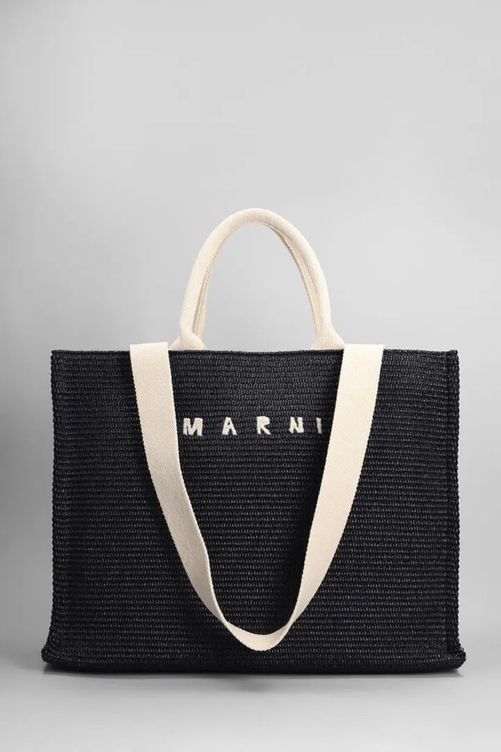 Tote In Black Silver