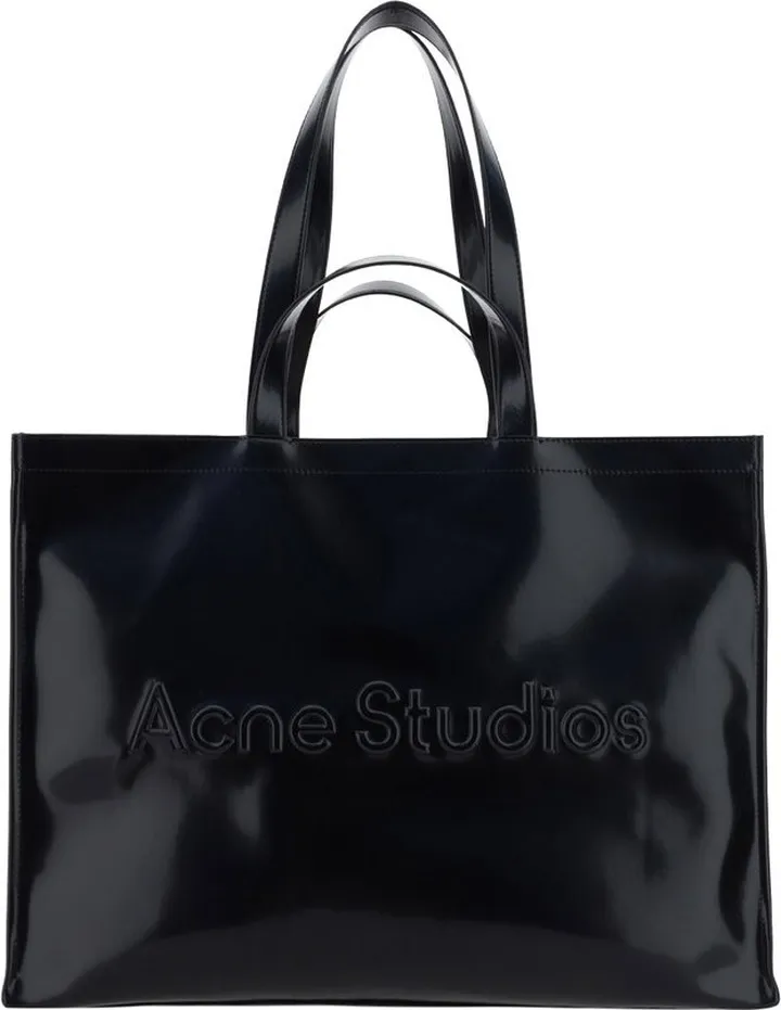 Acne Studios Logo Debossed Tote Bag