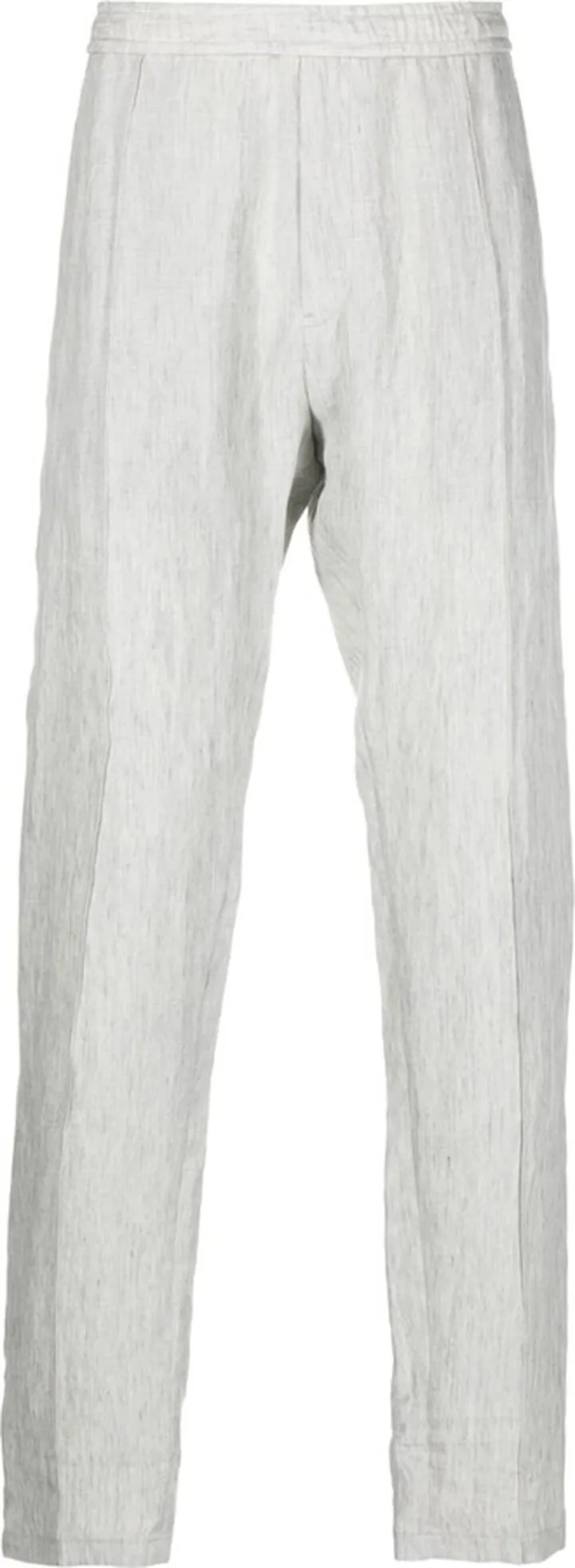 Straight-Leg Linen Trousers