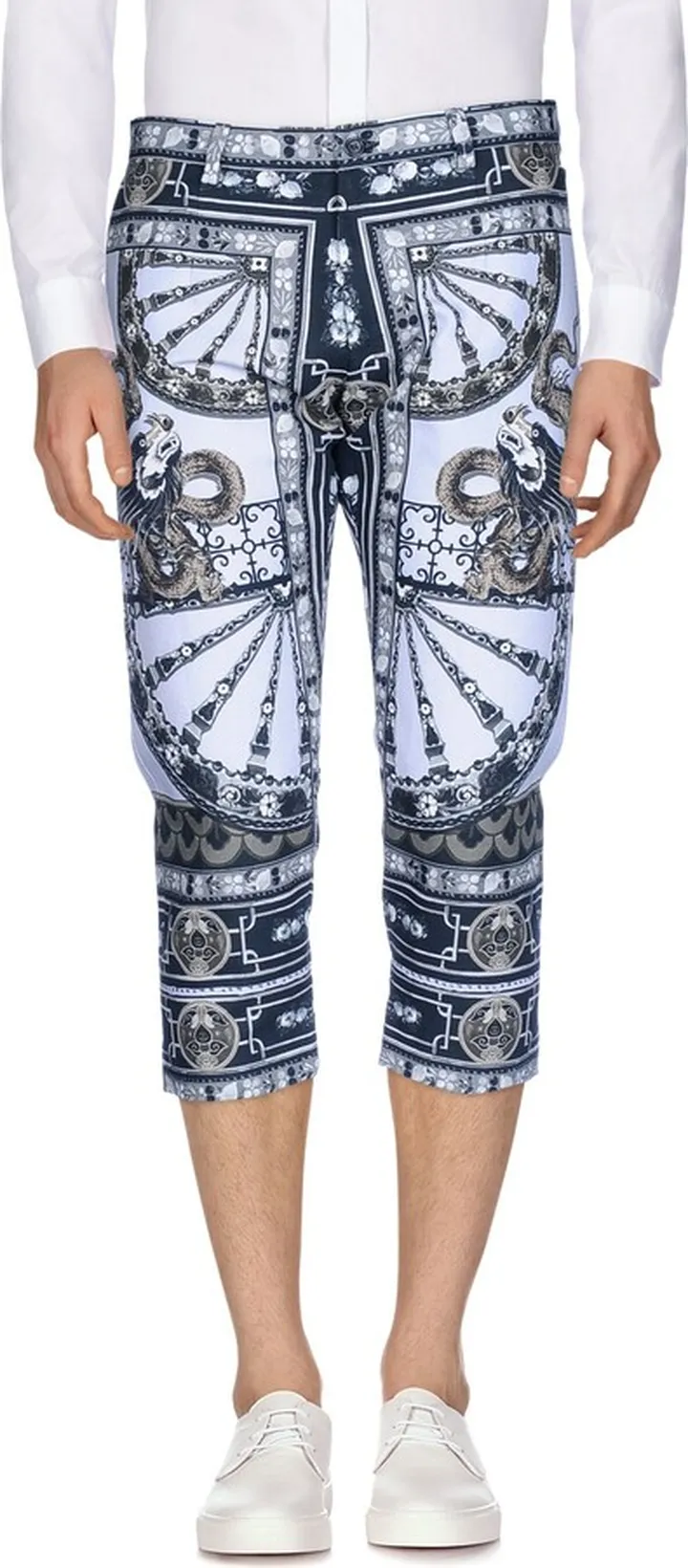 Cropped Pants Grey