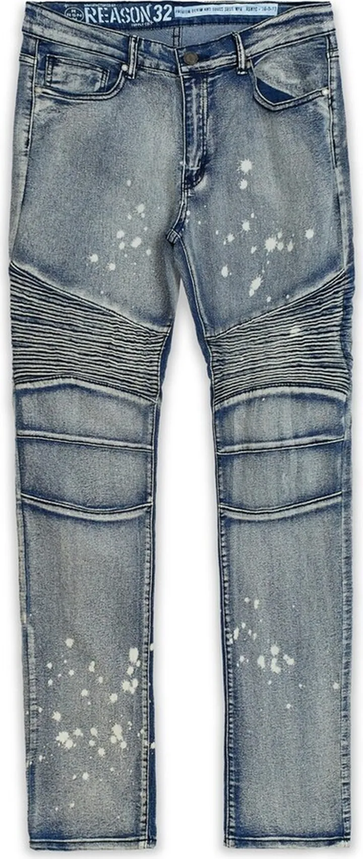 Reason Men's Big and Tall Touch Up Skinny Jeans