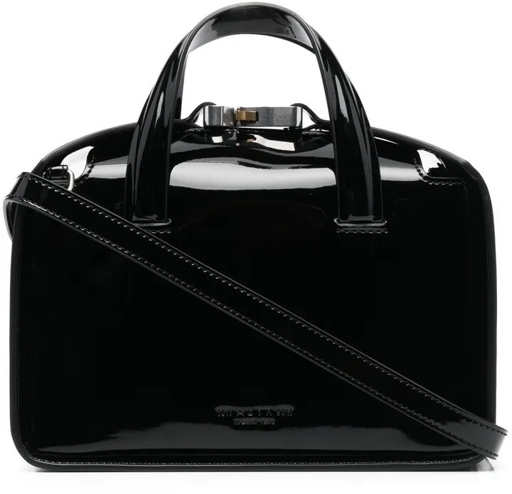 Brie high-shine tote bag