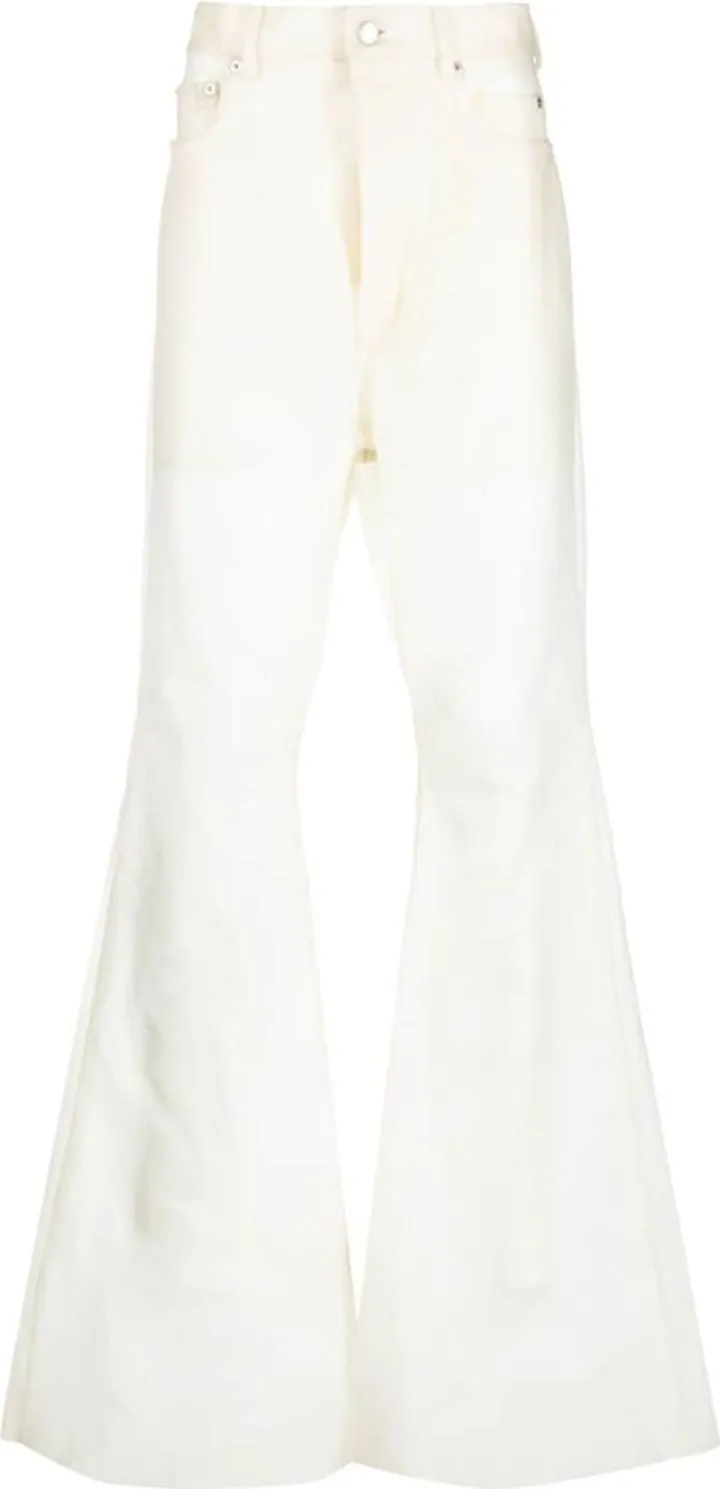 Bolan sheer wide-leg trousers