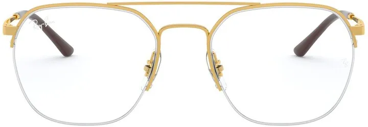 Unisex 53mm Semi Rimless Optical Glasses