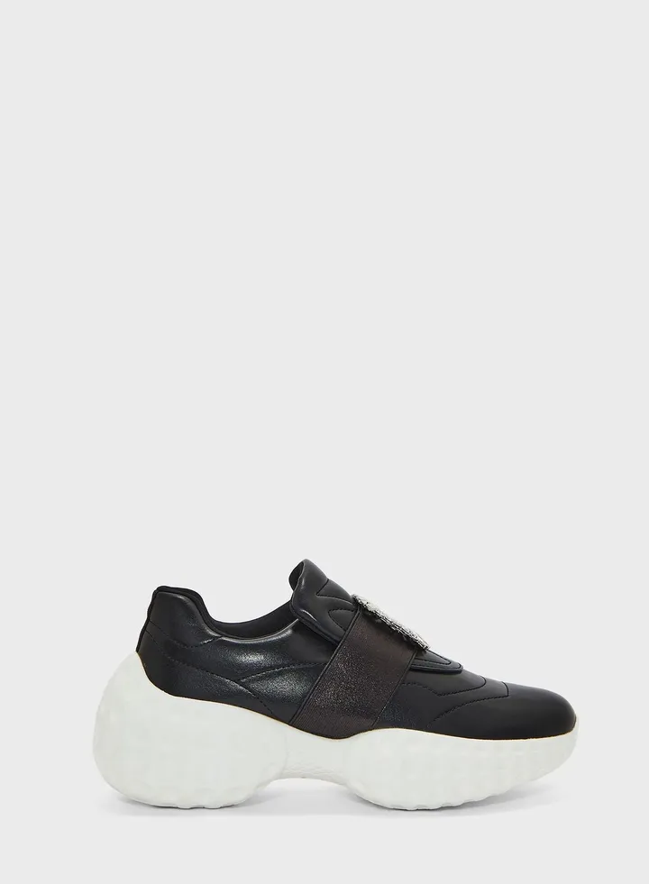 Jewelled Buckle Sneaker
