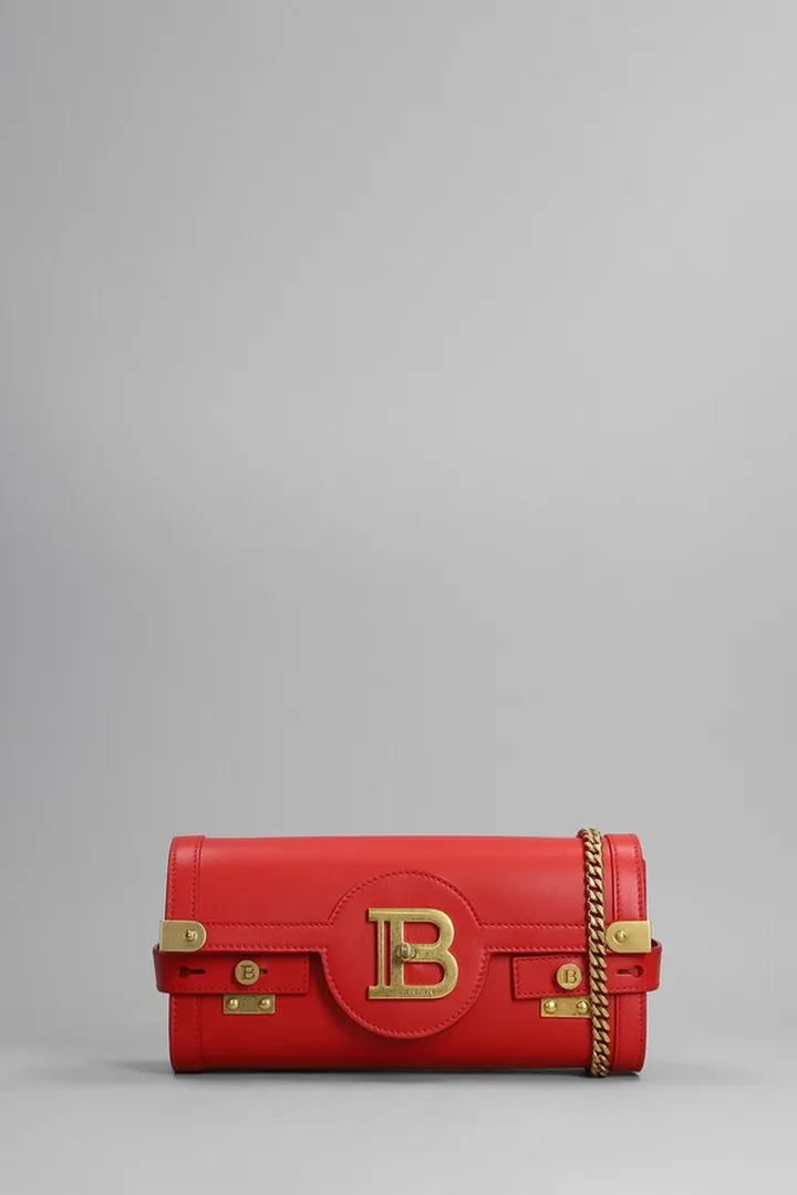 B-buzz 23 Hand Bag In Red Leather