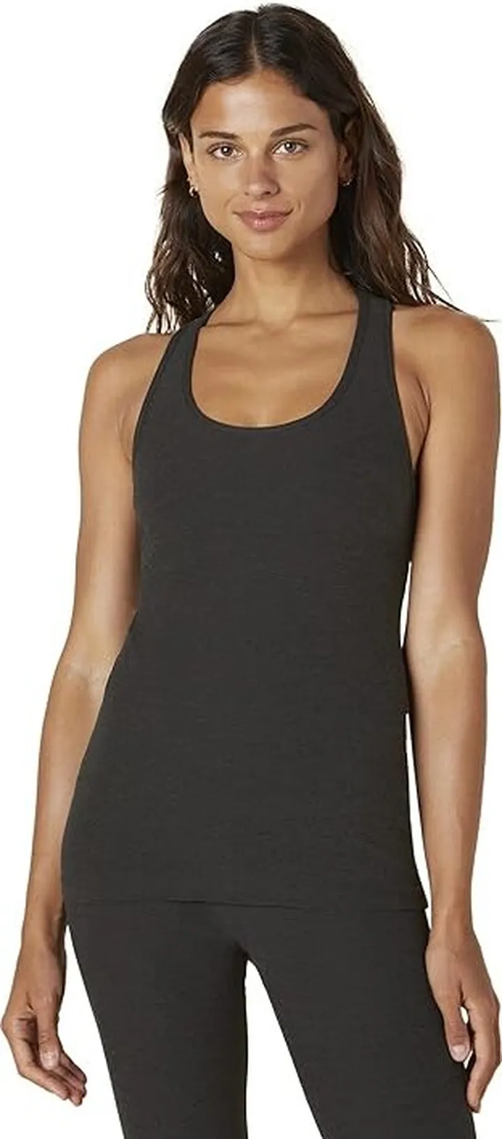 Beyond Yoga Spacedye Step Up Racerback Tank (Darkest Night) Women's Clothing