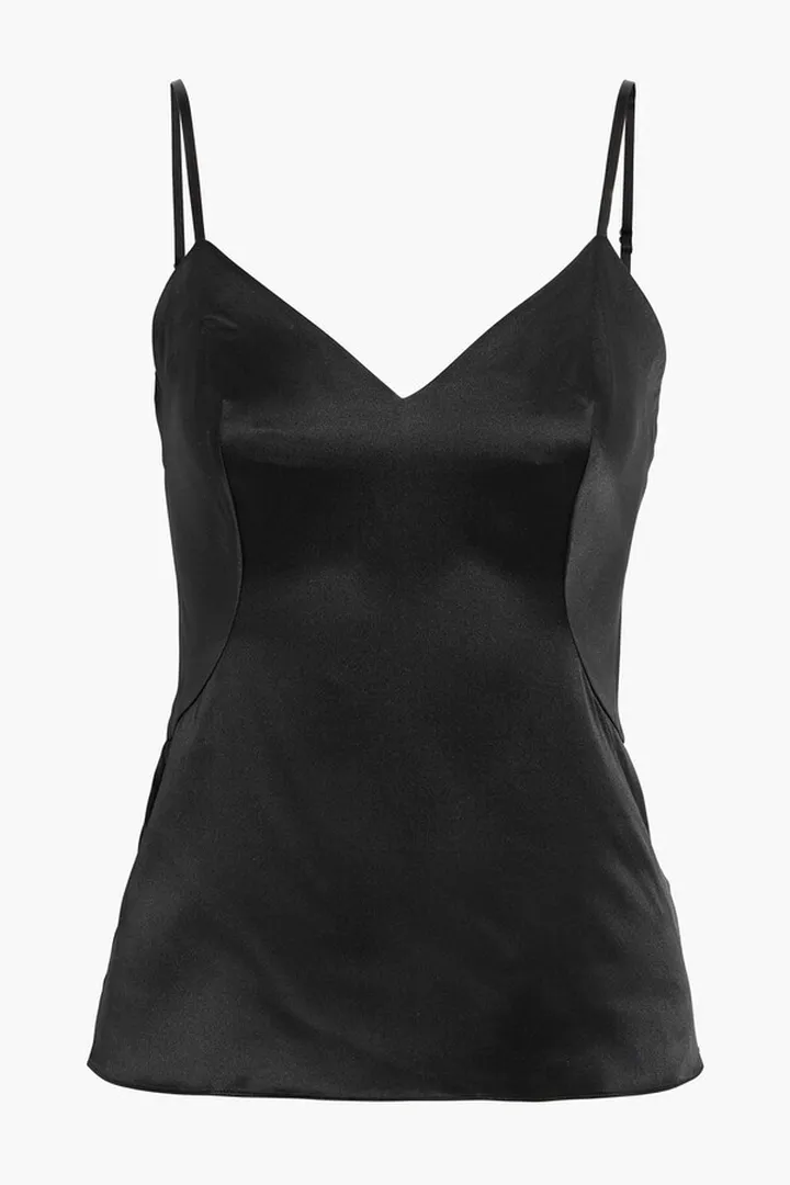 Ezra stretch-silk satin camisole