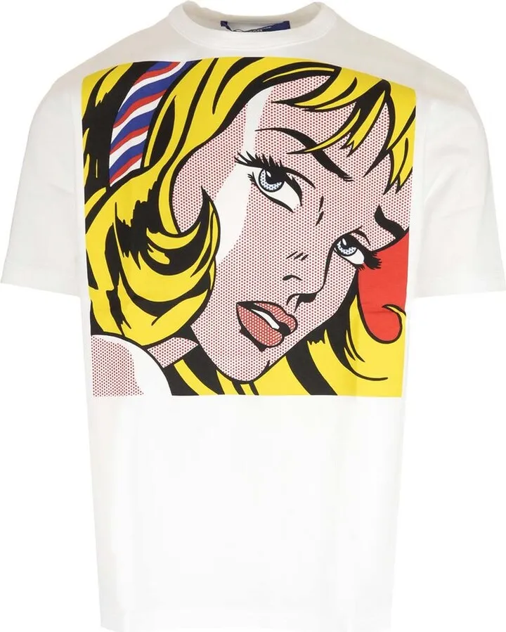 Junya Watanabe MAN Graphic Printed Crewneck T-Shirt