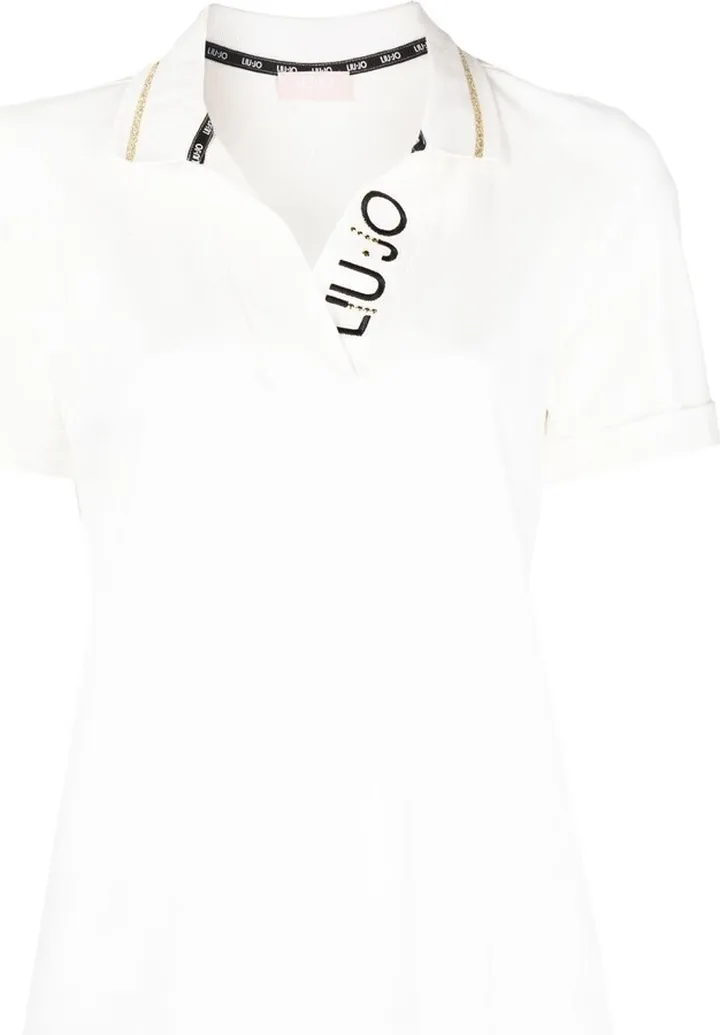 Embroidered Logo Polo Top