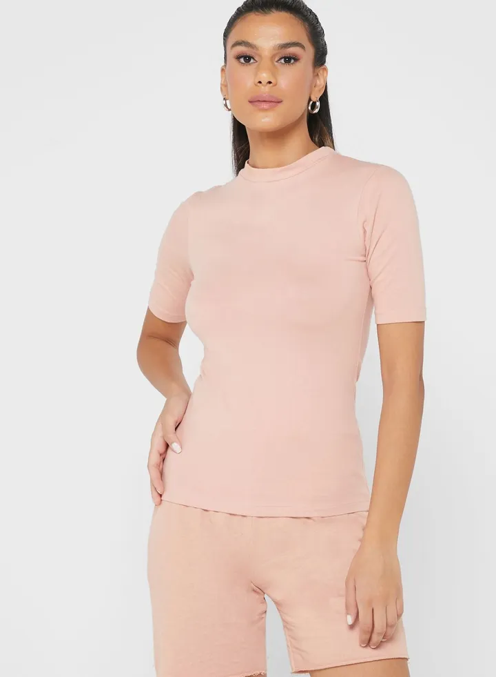 High Neck T-Shirt
