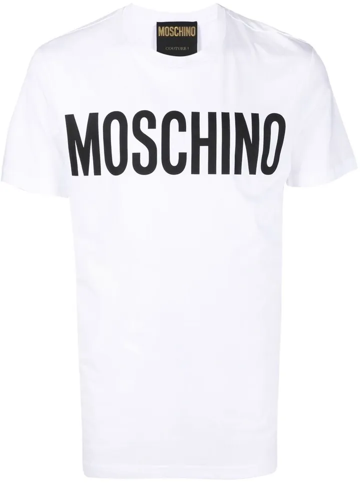logo-print organic cotton T-shirt