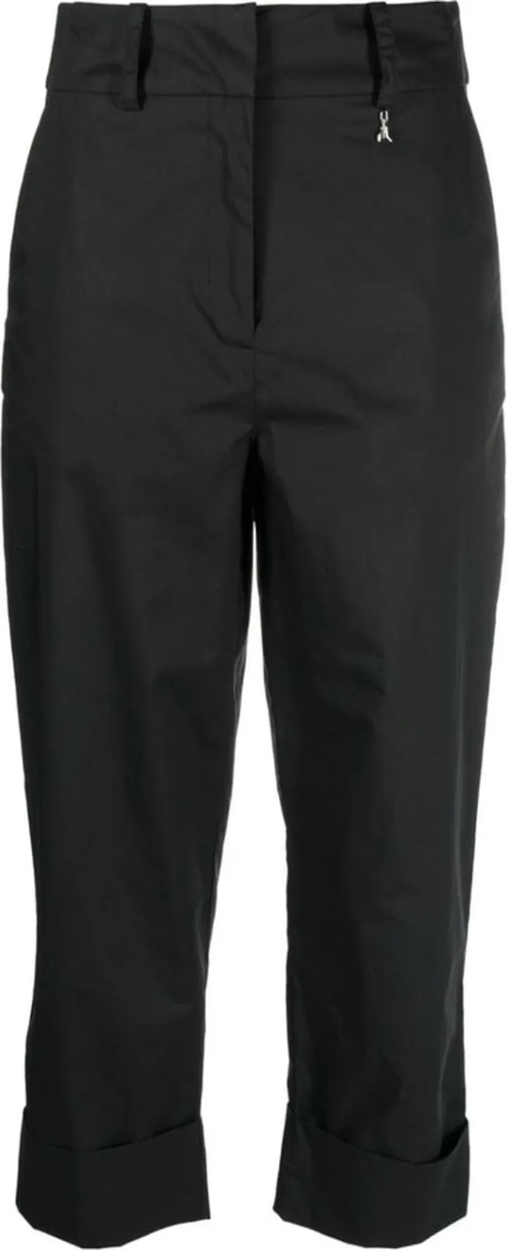 Cropped-Leg Cotton Trousers