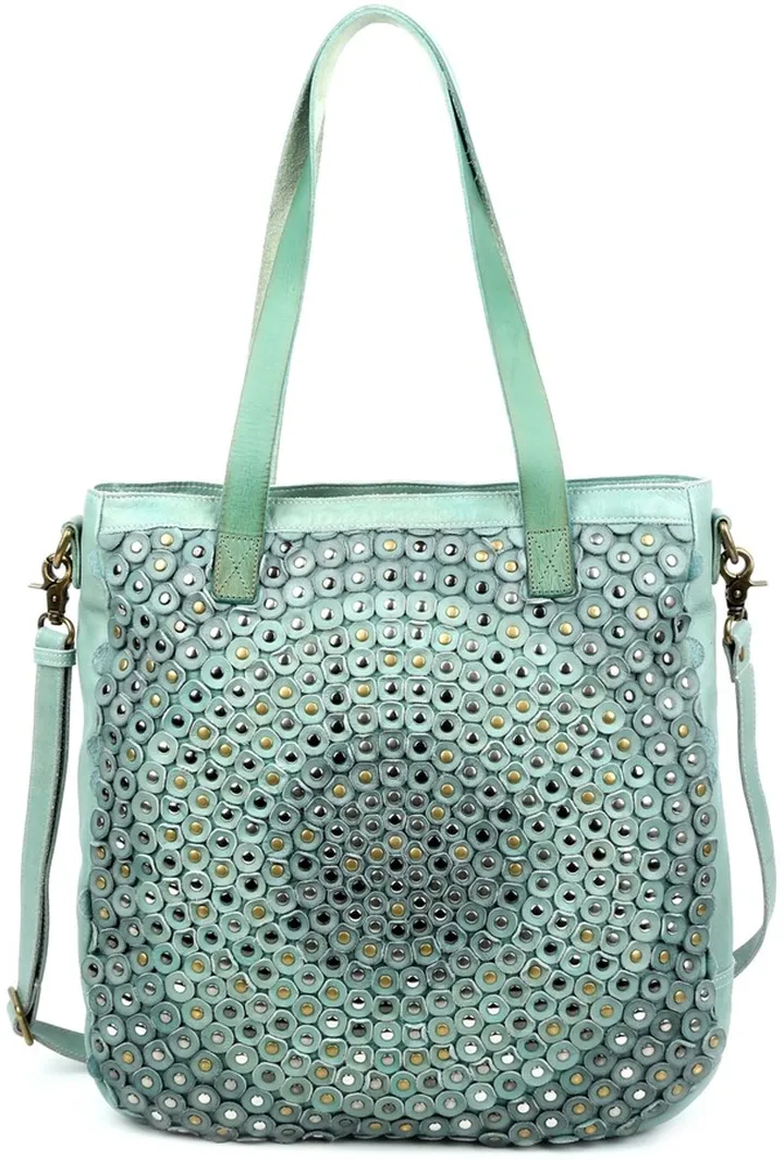 Old Trend Stellar Stud Leather Tote Bag