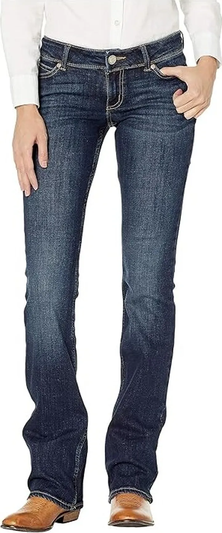Wrangler Retro Sadie Bootcut (Dark Wash) Women's Jeans