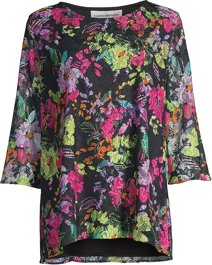 Brilliant Bouquet Lace Easy Tunic