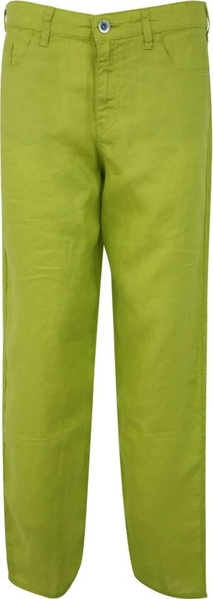Emporio Armani Logo Plaque Straight Leg Pants