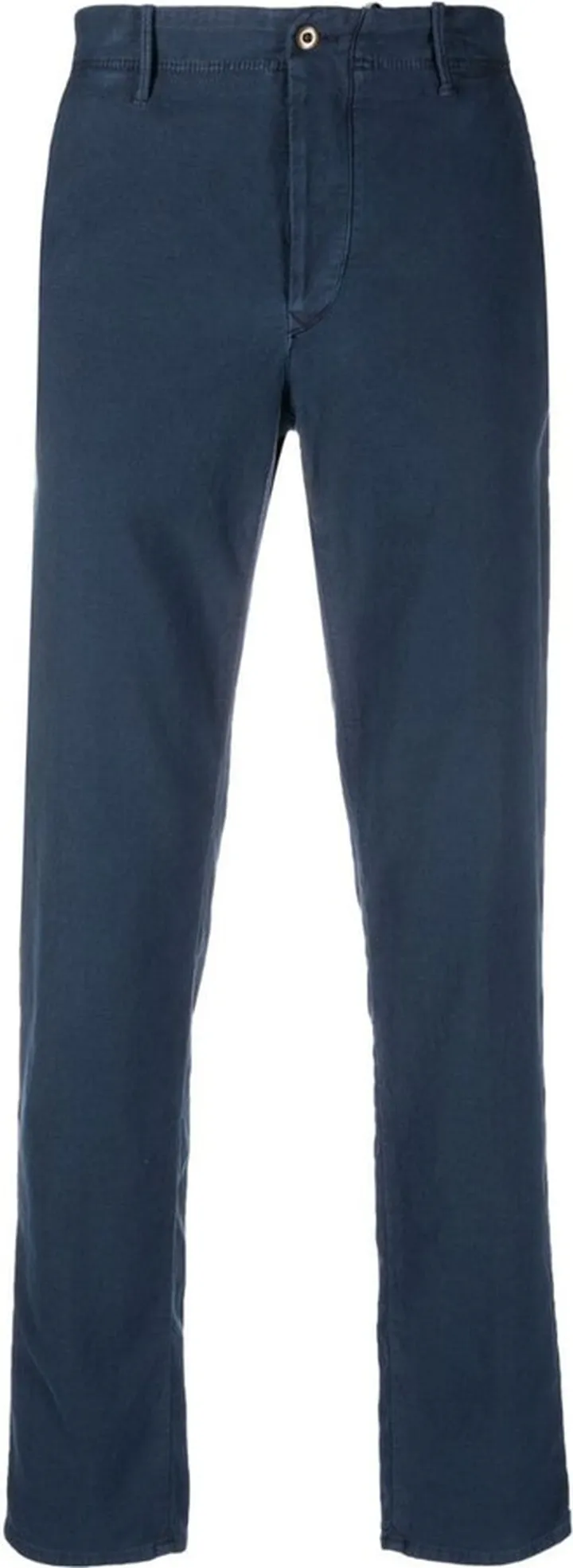 Cotton Straight-Leg Trousers