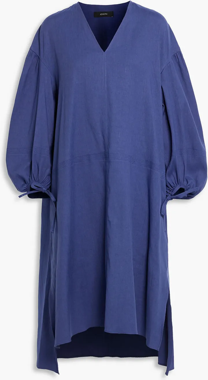 Duna linen-blend dress