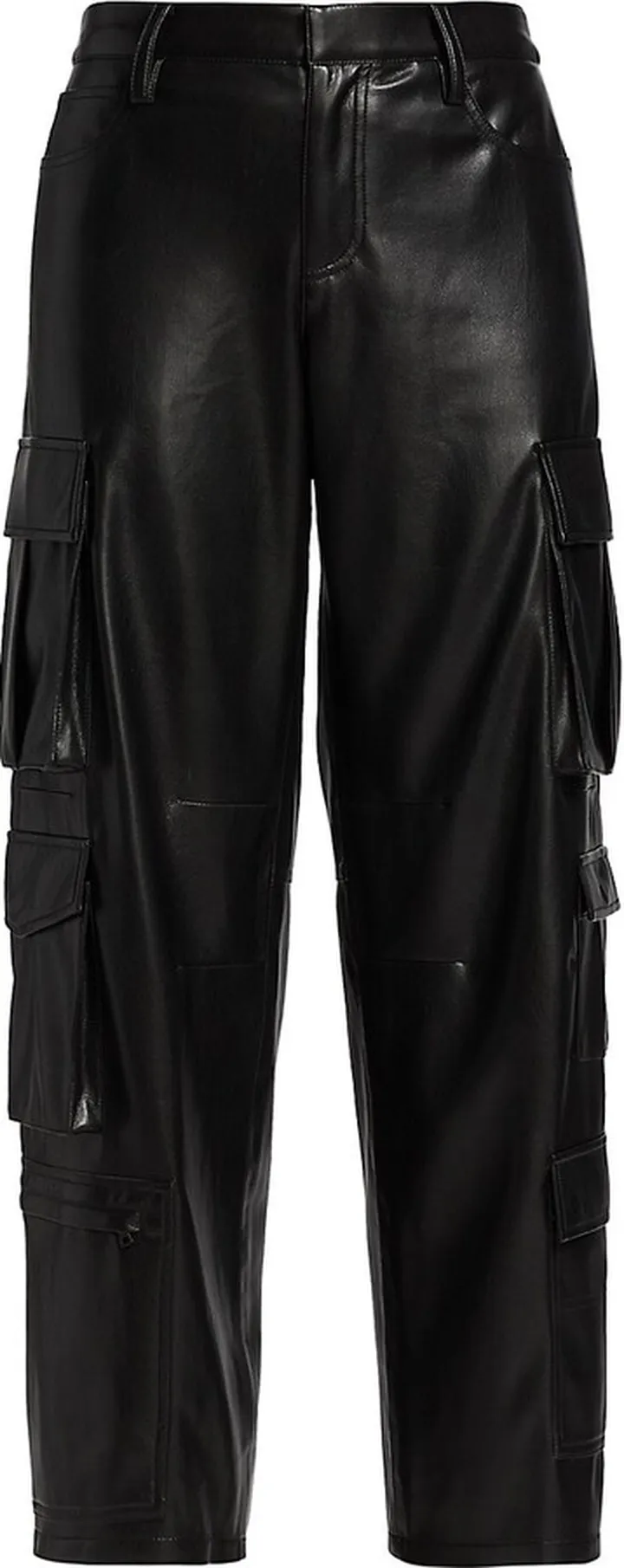 Luis Vegan Leather Cargo Pants