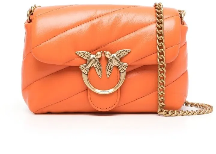 Love Birds quilted crossbody bag