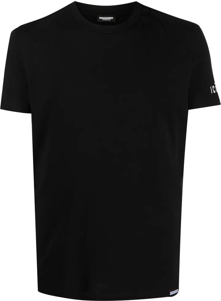 logo-patch detail T-shirt