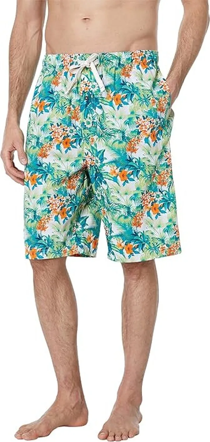 Tommy Bahama Cotton Woven Jams (Hibiscus) Men's Pajama