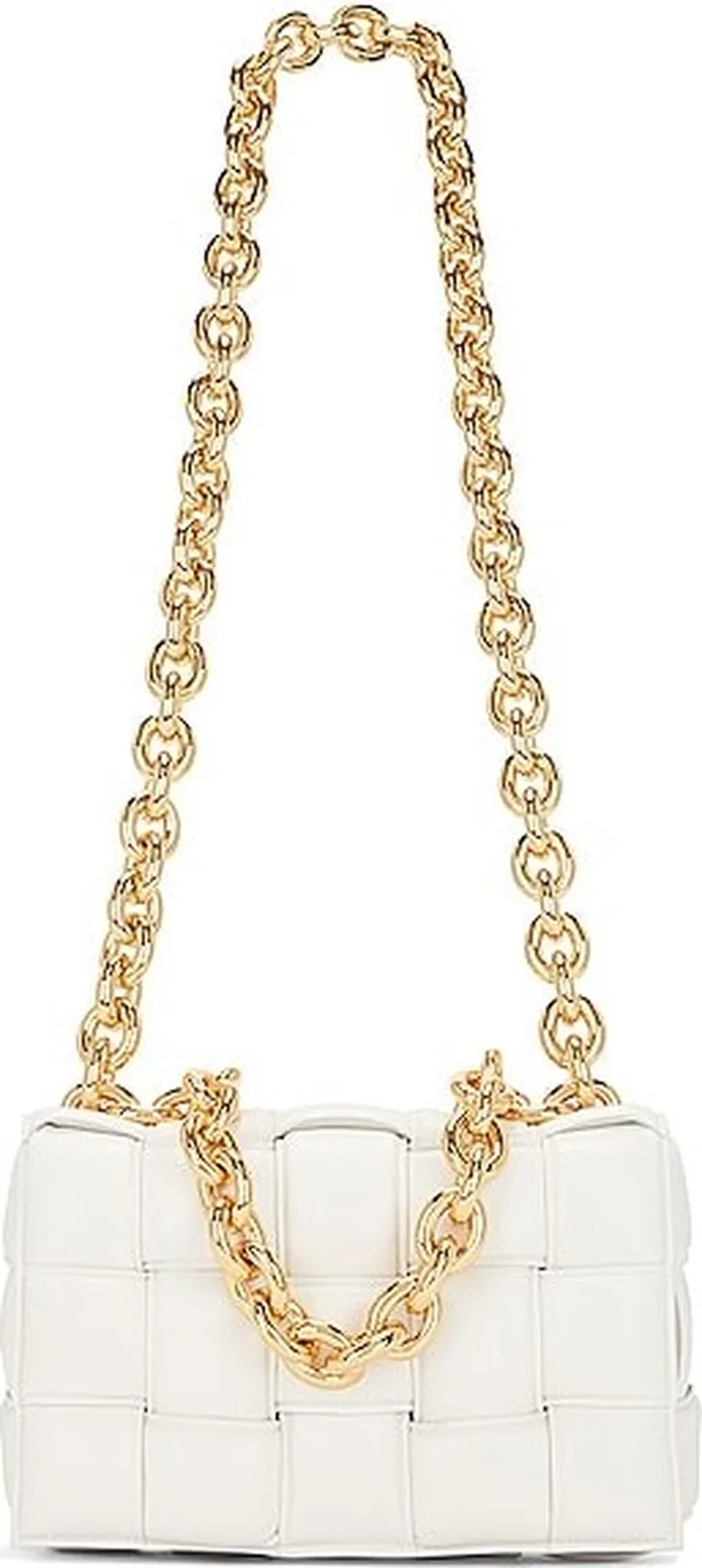 Bottega Veneta Chain Cassette Bag in White