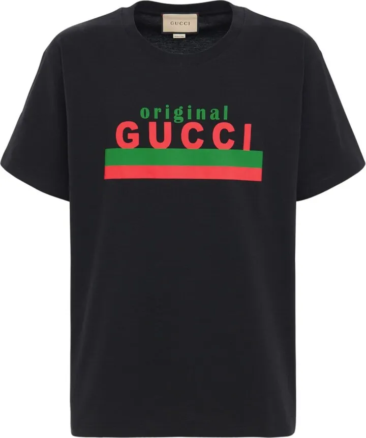 Gucci original print cotton t-shirt