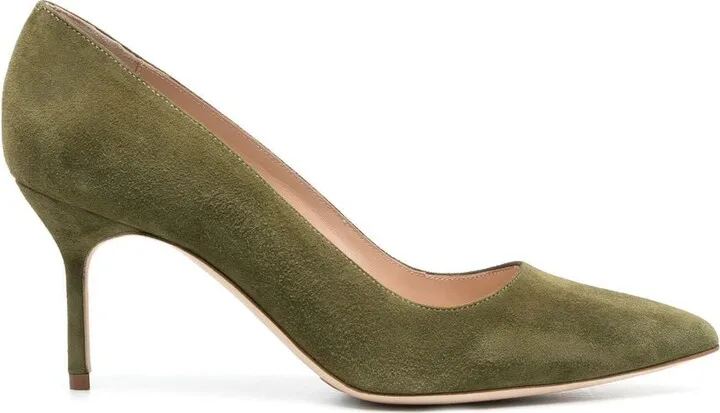 Tora 70mm suede pumps