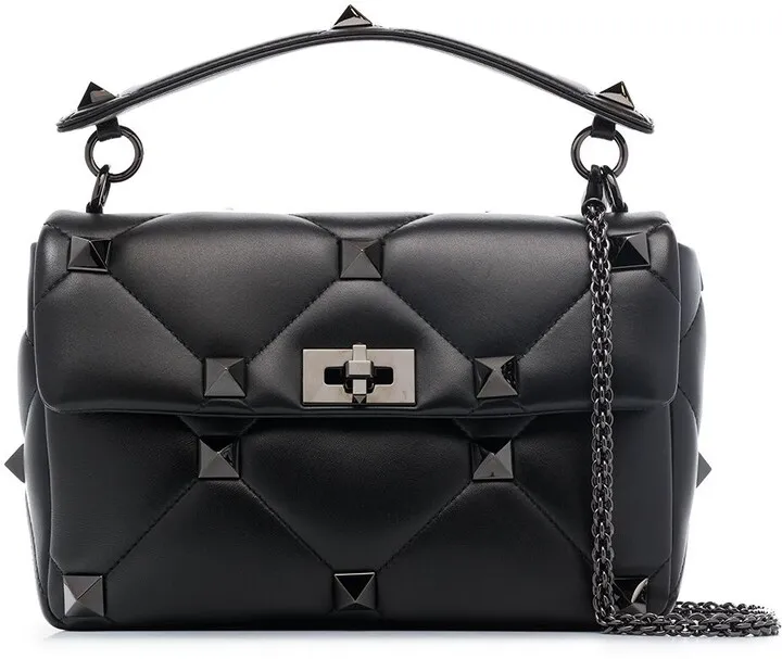 Roman Stud leather tote bag