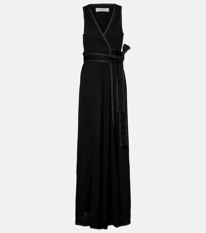 Cleopatra belted maxi dress