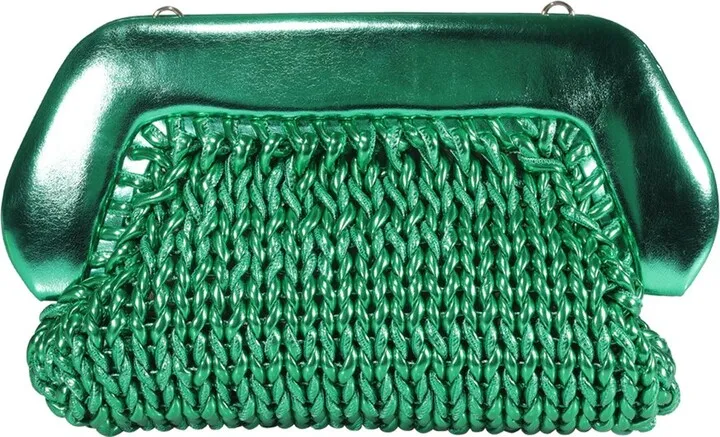 Themoirè Gea Knitted Woven Crossbody Bag