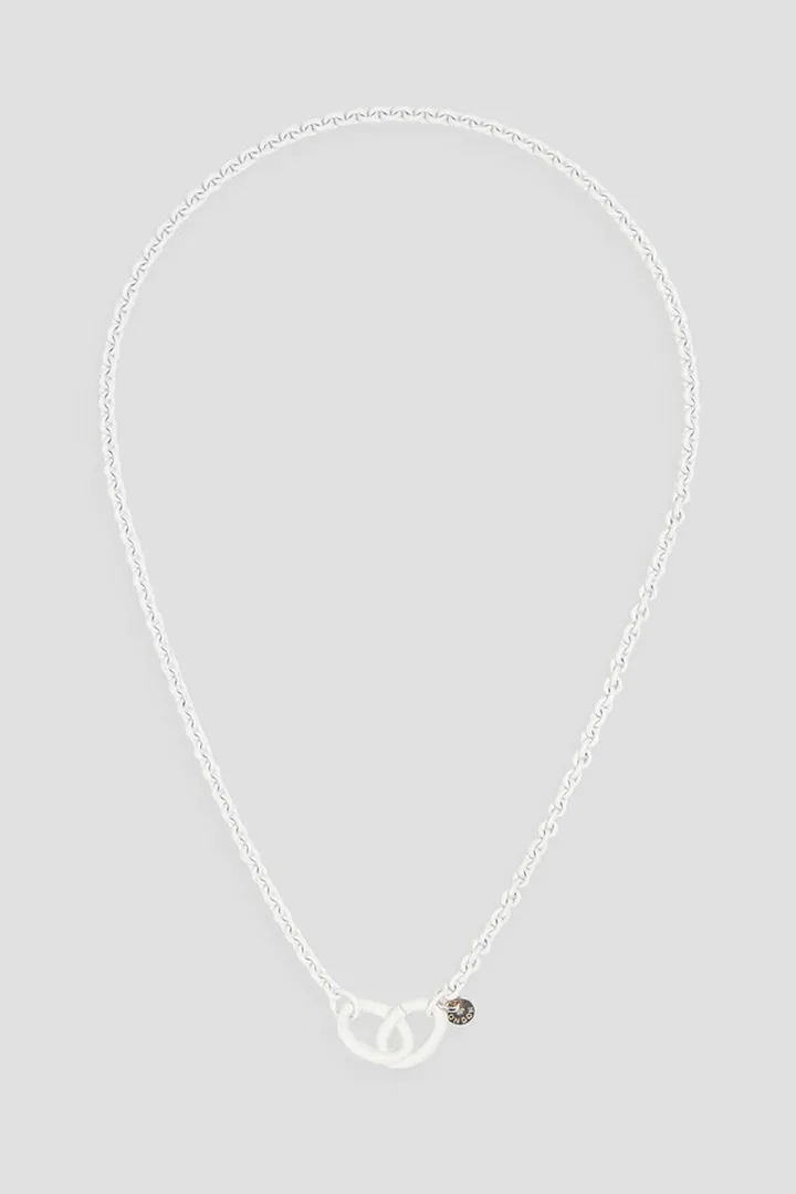Coated sterling silver necklace